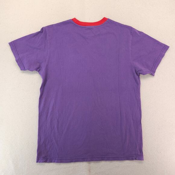 Teddy Frersh Graphic Short Sleeve Crew Neck T Shirt Mens Size Medium M Purple - Picture 9 of 9